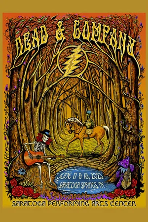 Постер: Dead & Company: 2023-06-18 Saratoga Performing Arts Center, Saratoga Springs, NY, USA