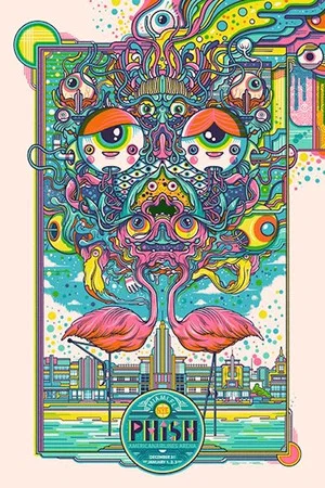 Постер: Phish 2014-12-31 American Airlines Arena, Miama, FL