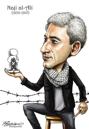 Постер: Naji Al-Ali, An Artist With Vision