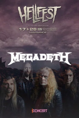 Постер: Megadeth - Hellfest 2022