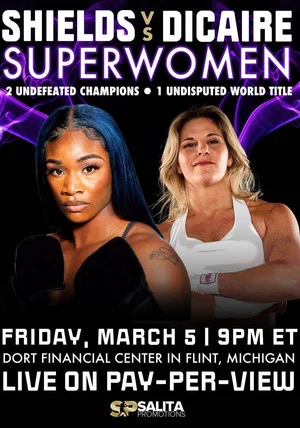 Постер: Claressa Shields vs. Marie-Eve Dicaire