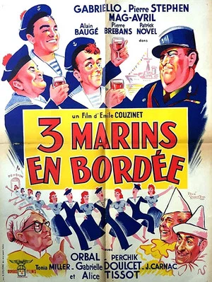 Постер: Trois marins en bordée