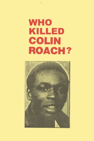 Постер: Who Killed Colin Roach?