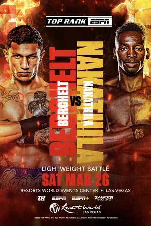Постер: Miguel Berchelt vs. Jeremiah Nakathila