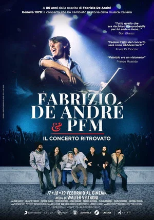 Постер: Faber in Sardegna & L'ultimo concerto di Fabrizio De André