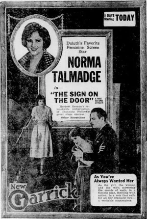 Постер: The Sign on the Door