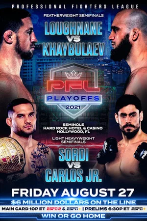 Постер: PFL 2021 #9: Playoffs - Loughnane vs Khaybulaev