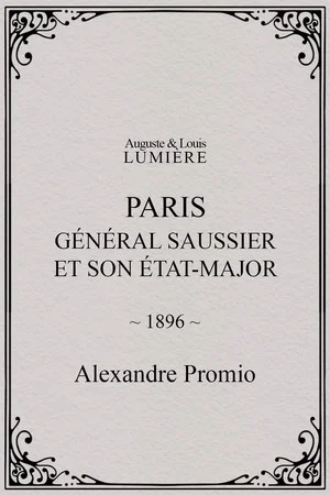 Постер: Paris : général Saussier et son état-major