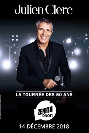 Постер: Julien Clerc - La tournée des 50 ans
