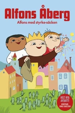 Постер: Alfons Åberg - Med styrke-säcken