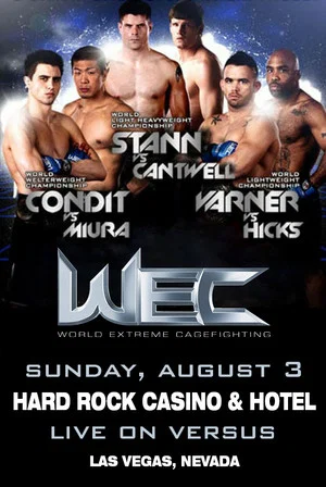 Постер: WEC 35: Condit vs. Miura
