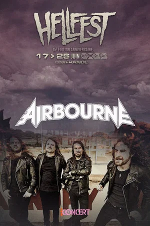 Постер: Airbourne : Au hellfest 2022