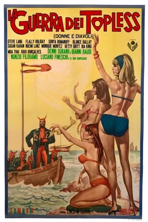 Постер: La guerra dei topless - Donne e diavoli