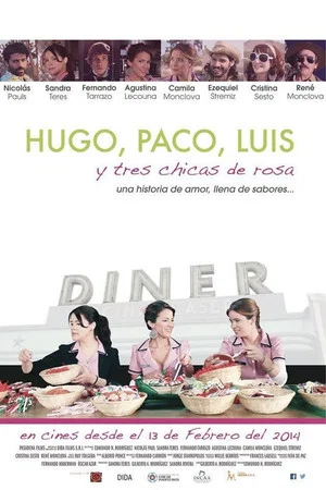 Постер: Hugo, Paco, Luis y tres chicas de rosa