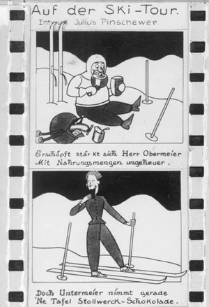 Постер: Auf der Ski-Tour
