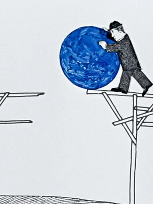 Постер: The Blue Ball