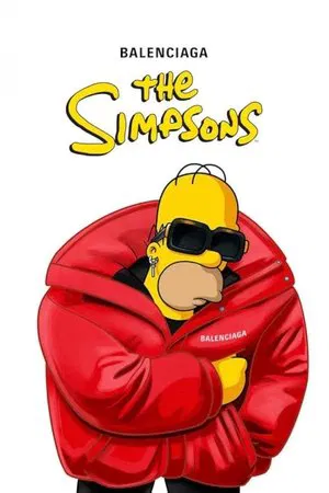 Постер: The Simpsons | Balenciaga