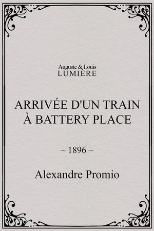 Постер: New York. Arrival of a Train at Battery Place