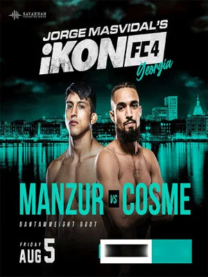 Постер: Jorge Masvidal's iKON FC 4: Mansur vs. Cosme