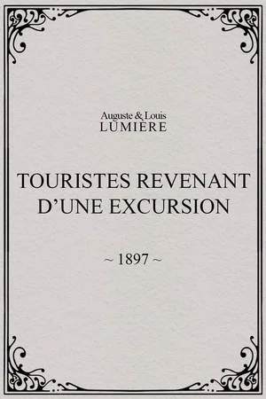 Постер: Touristes revenant d’une excursion