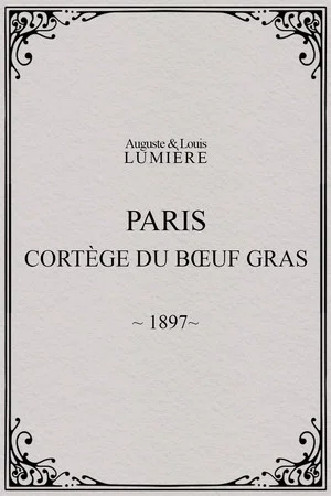 Постер: Paris, cortège du bœuf gras (char du prince du carnaval)