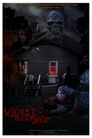 Постер: Violet in Red Silk