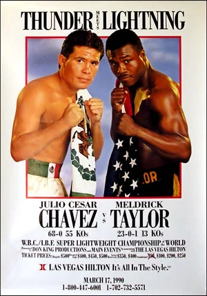 Постер: Julio César Chávez vs. Meldrick Taylor I