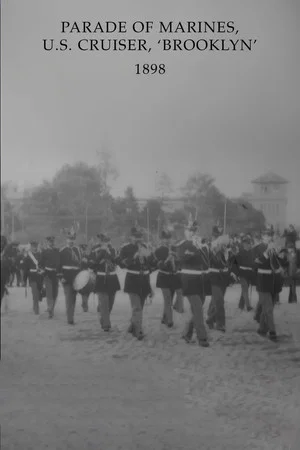 Постер: Parade of Marines, U.S. Cruiser, 'Brooklyn'