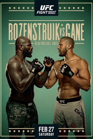 Постер: UFC Fight Night 186: Rozenstruik vs. Gane