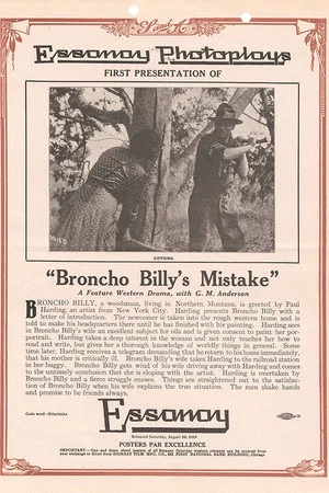 Постер: Broncho Billy's Mistake