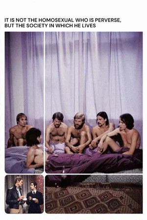 Постер: It Is Not the Homosexual Who Is Perverse, But the Society in Which He Lives