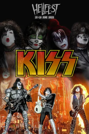 Постер: Kiss - Hellfest 2023