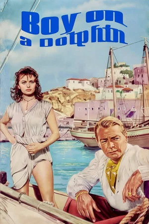 Постер: Мальчик на дельфине