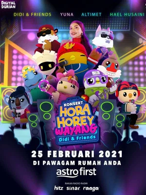 Постер: Konsert Hora Horey Wayang Didi & Friends