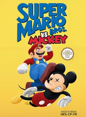 Постер: Mario, le Plombier qui voulait détrôner Mickey
