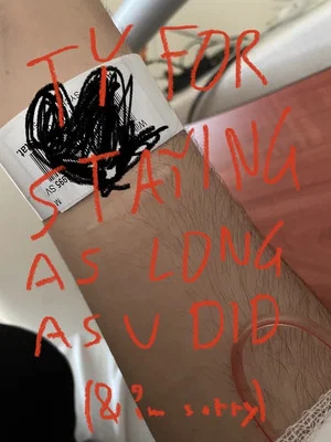 Постер: ty for staying as long as u did