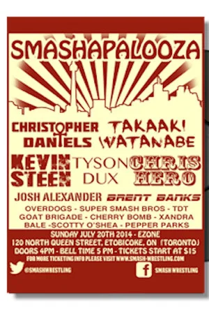 Постер: Smash Wrestling Smashapalooza 2014
