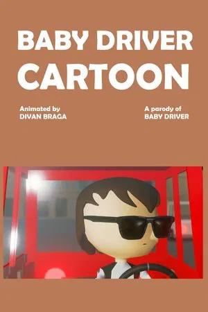 Постер: Baby Driver Cartoon - Bellbottoms