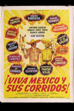 Постер: Viva México y sus corridos