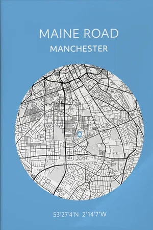 Постер: Manchester City - The Maine Road to Glory