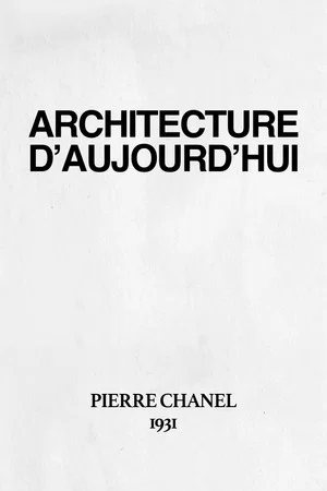 Постер: L'Architecture d'Aujourd'hui