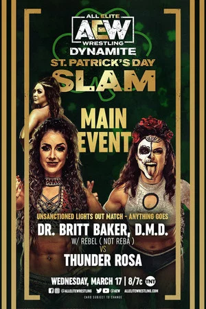 Постер: AEW St. Patrick's Day Slam