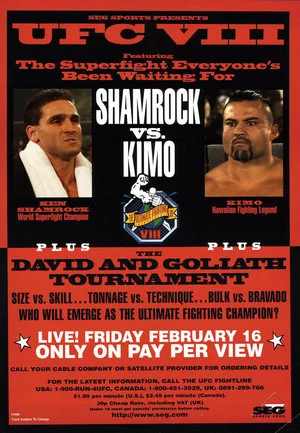 Постер: UFC 8: David vs. Goliath