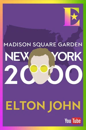 Постер: Elton John - Madison Square Garden