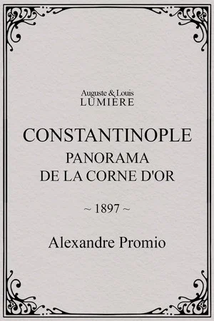 Постер: Constantinople, panorama de la corne d'or