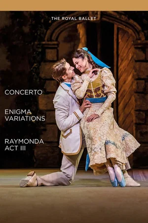 Постер: Concerto / Enigma Variations / Raymonda Act III (Royal Ballet)
