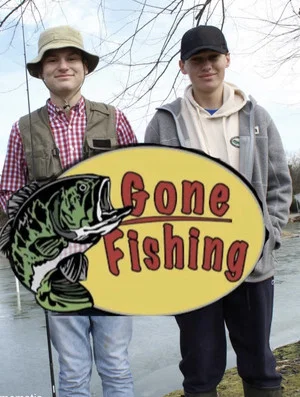 Постер: GONE fishing