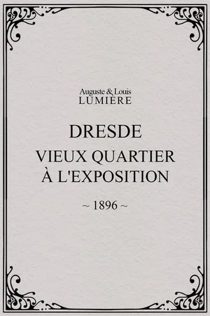 Постер: Dresde, vieux quartier à l'Exposition