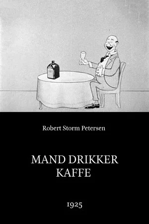 Постер: Man Drinking Coffee