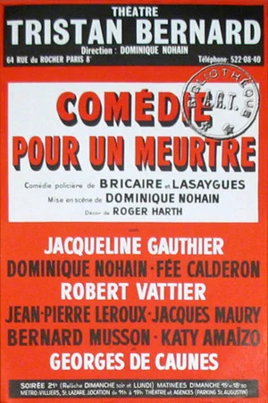 Постер: Comédie pour un meurtre